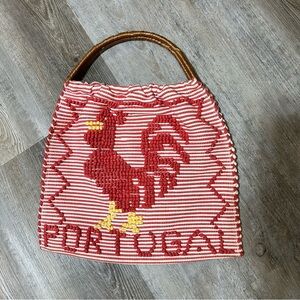 Portugal Rooster Vintage Tote Bag